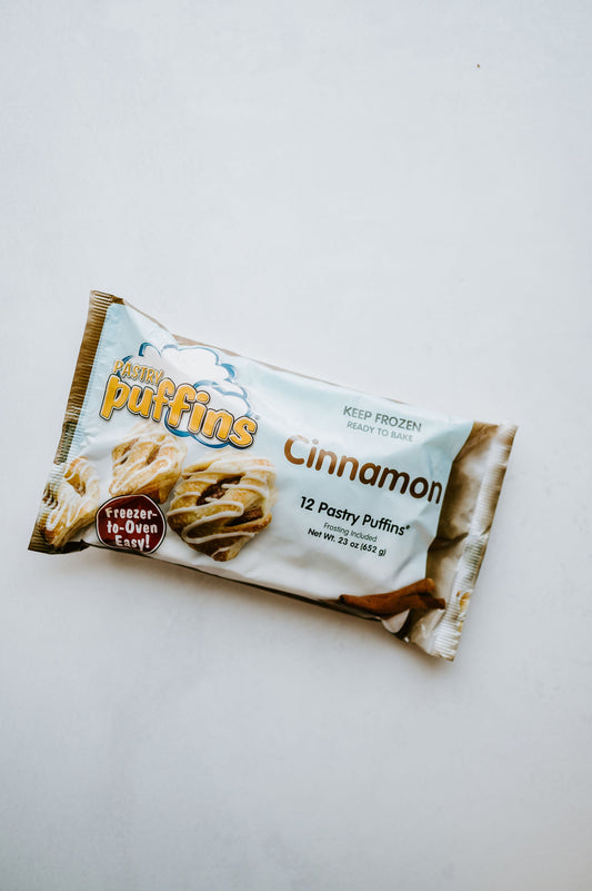 Pastry Puffins: CINNAMON (1 Case)
