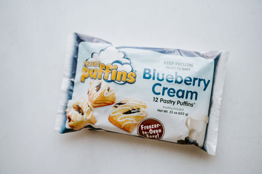 Pastry Puffins: BLUEBERRY CREAM (1 Case)