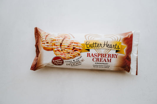 ButterHearts: RASPBERRY CREAM (1 Case)