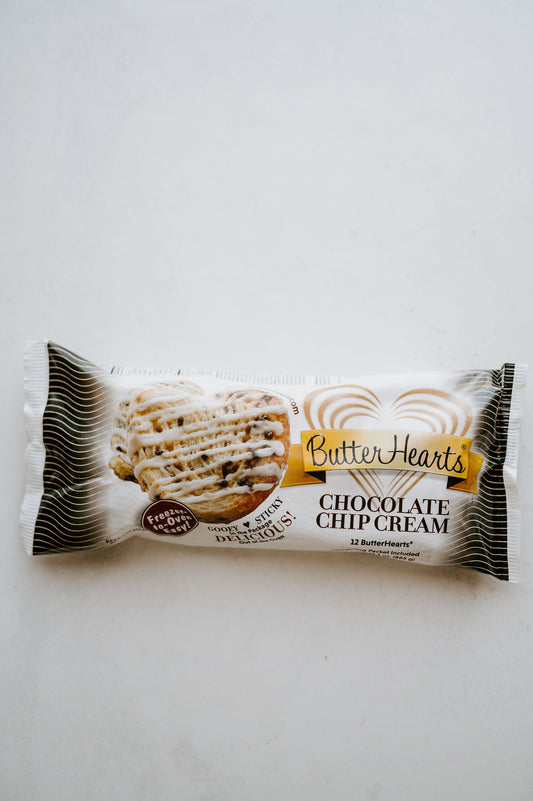 ButterHearts: CHOCOLATE CHIP CREAM (1 Case)