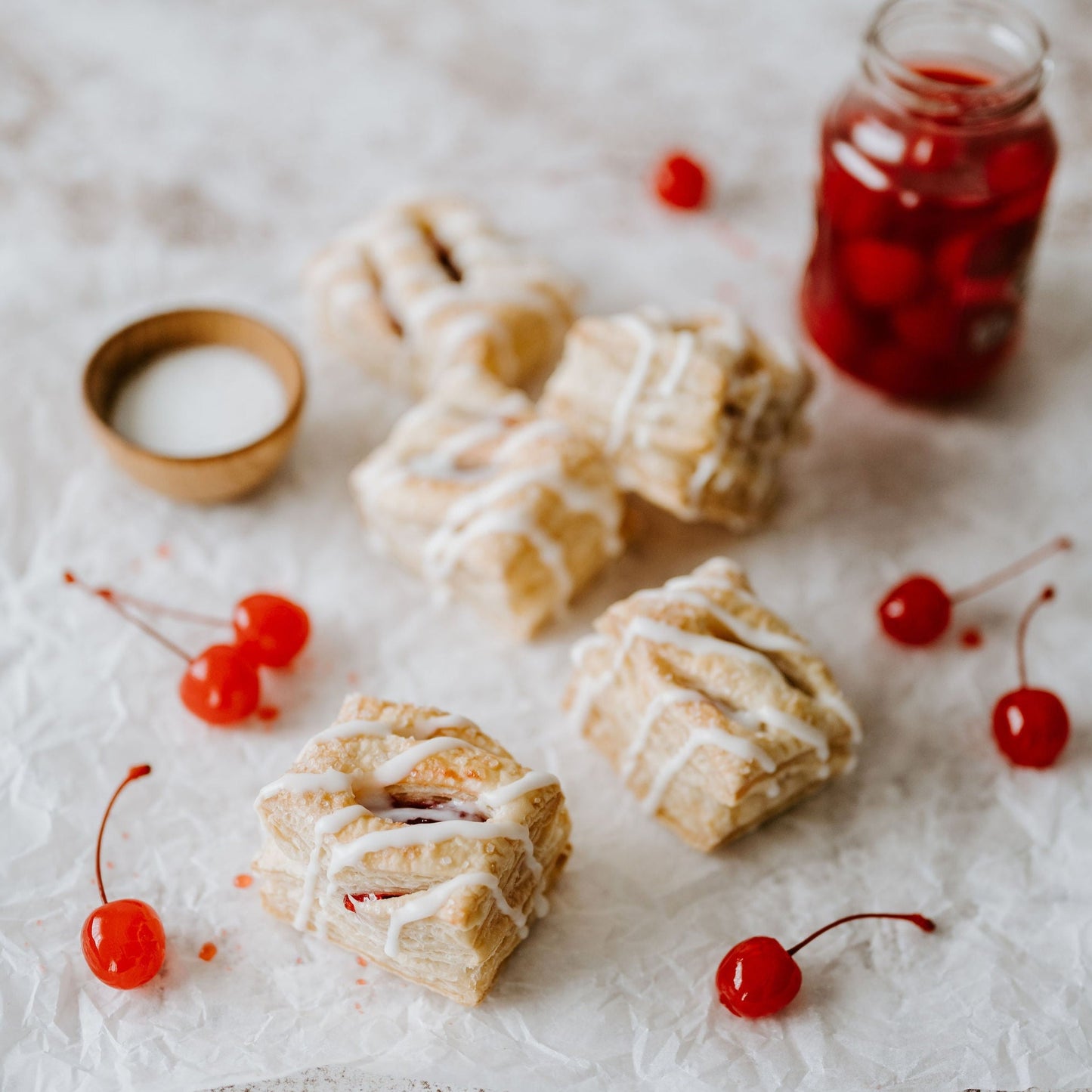 Pastry Puffins: CHERRY (1 Case)