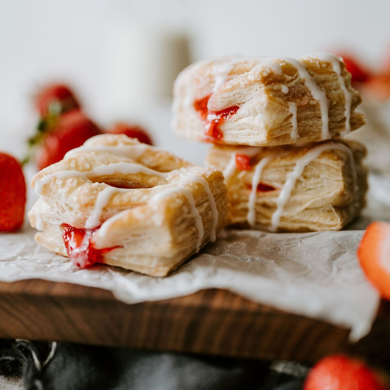 Pastry Puffins: STRAWBERRY CREAM (1 Case)